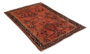 Tappeto Antik Floreale Rosso Mattone Blu Scuro 100x145 Cm