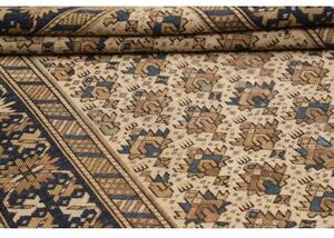 Tappeto Antik Stilizzato Beige Blu 110x135 Cm