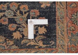 Tappeto Antik Floreale Blu Scuro Rosso 130x195 Cm