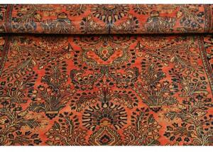 Tappeto Antik Stilizzato Rosso Mattone Blu Scuro 100x150 Cm