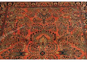 Tappeto Antik Stilizzato Rosso Mattone Blu Scuro 100x150 Cm