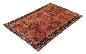 Tappeto Antik Floreale Rosso Mattone Blu Scuro 100x145 Cm