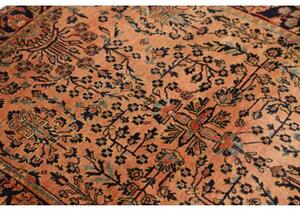 Tappeto Antik Stilizzato Terracotta Blu Scuro 110x155 Cm