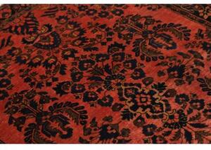 Tappeto Antik Stilizzato Rosso Mattone Blu Scuro 100x140 Cm