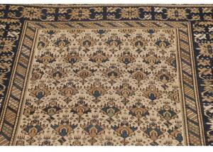 Tappeto Antik Stilizzato Beige Blu 110x135 Cm