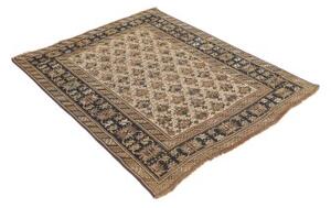 Tappeto Antik Stilizzato Beige Blu 110x135 Cm