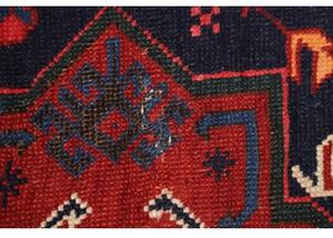 Tappeto Antik Stilizzato Blu Scuro Rosso 112x170 Cm