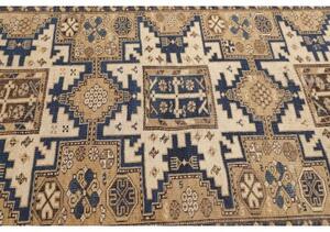 Tappeto Antik Geometrico Beige Blu 100x150 Cm