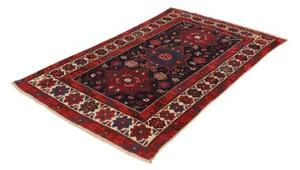 Tappeto Antik Stilizzato Blu Scuro Rosso 112x170 Cm