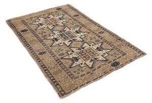 Tappeto Antik Geometrico Beige Blu 100x150 Cm