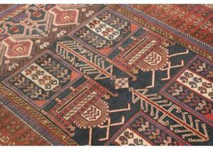 Tappeto Antik Stilizzato Rosso Ruggine Blu Scuro 123x180 Cm