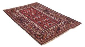 Tappeto Antik Geometrico Rosso Blu Scuro 122x170 Cm