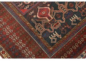 Tappeto Antik Stilizzato Rosso Ruggine Blu Scuro 123x180 Cm