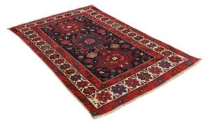 Tappeto Antik Stilizzato Blu Scuro Rosso 112x170 Cm