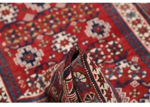 Tappeto Antik Geometrico Rosso Blu Scuro 122x170 Cm