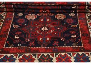 Tappeto Antik Stilizzato Blu Scuro Rosso 112x170 Cm