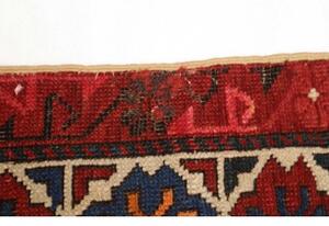 Tappeto Antik Stilizzato Blu Scuro Rosso 112x170 Cm
