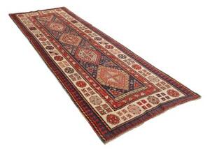 Tappeto Antik Geometrico Rosso Blu Corsia 100x275 Cm