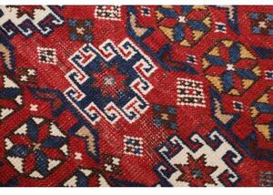 Tappeto Antik Geometrico Rosso Blu Scuro 122x170 Cm
