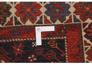 Tappeto Antik Stilizzato Blu Scuro Rosso 112x170 Cm