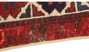 Tappeto Antik Stilizzato Blu Scuro Rosso 112x170 Cm
