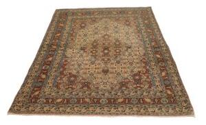 Tappeto Antik Stilizzato Rosso Mattone Beige 125x170 Cm