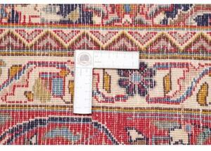 Tappeto Mashad Floreale Blu Scuro Rosso 296x394 Cm