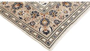 Tappeto Kashan Floreale Avorio Blu Scuro 198x305 Cm