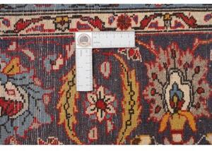 Tappeto Shahreza Medaglione Floreale Rosso Blu Scuro 200x300 Cm