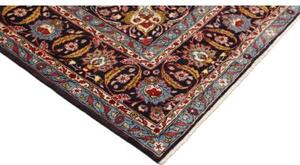 Tappeto Shahreza Medaglione Floreale Rosso Blu Scuro 200x300 Cm