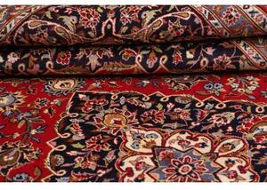 Tappeto Ardakan Medaglione Floreale Rosso Blu Scuro 303x393 Cm