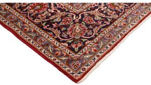 Tappeto Ardakan Medaglione Floreale Rosso Blu Scuro 303x393 Cm