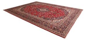 Tappeto Ardakan Medaglione Floreale Rosso Blu Scuro 303x393 Cm