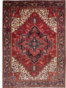 Tappeto Gorawan Stilizzato Rosso Avorio 247x340 Cm