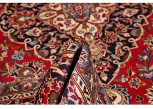 Tappeto Ardakan Medaglione Floreale Rosso Blu Scuro 303x393 Cm