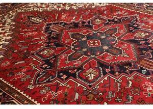 Tappeto Gorawan Stilizzato Rosso Avorio 247x340 Cm