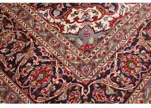 Tappeto Ardakan Medaglione Floreale Rosso Blu Scuro 303x393 Cm