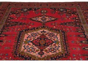 Tappeto Sarough Stilizzato Rosso Blu Scuro 207x300 Cm