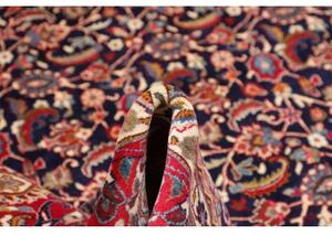 Tappeto Mashad Floreale Blu Scuro Rosso 296x394 Cm