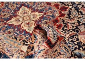 Tappeto Kashamr Zirkhaki Medaglione Floreale Blu Scuro Beige 300x405 Cm