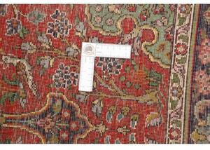 Tappeto Tabriz 40 Raj Medaglione Floreale Rosso Blu 97x145 Cm