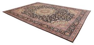 Tappeto Kashmar Medaglione Floreale Nero Beige 298x405 Cm