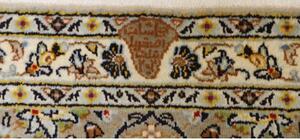 Tappeto Kashan Floreale Avorio Grigio 260x354 Cm