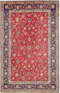 Tappeto Tabriz Floreale Rosso Blu 200x305 Cm