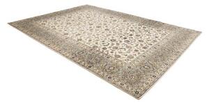 Tappeto Kashan Floreale Avorio Grigio 260x354 Cm