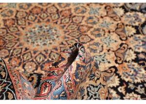 Tappeto Kashmar Medaglione Floreale Nero Beige 298x405 Cm