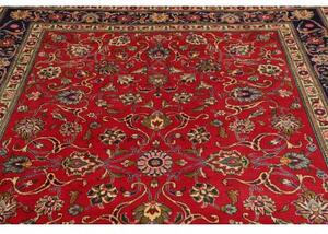 Tappeto Tabriz Floreale Rosso Blu 200x305 Cm
