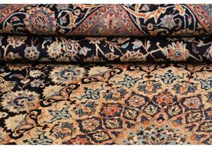 Tappeto Kashmar Medaglione Floreale Nero Beige 298x405 Cm