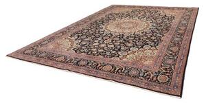 Tappeto Kashmar Medaglione Floreale Nero Beige 298x405 Cm