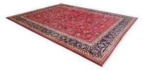 Tappeto Mashad Floreale Rosso Blu Scuro 300x390 Cm